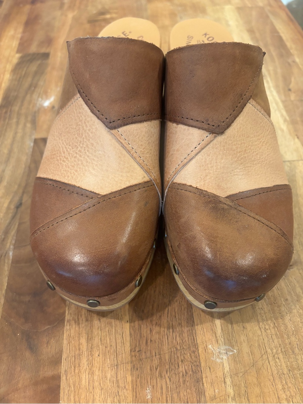 Kork-Ease Brown Suede Slip-On Clog Mules - Picture 14 of 14